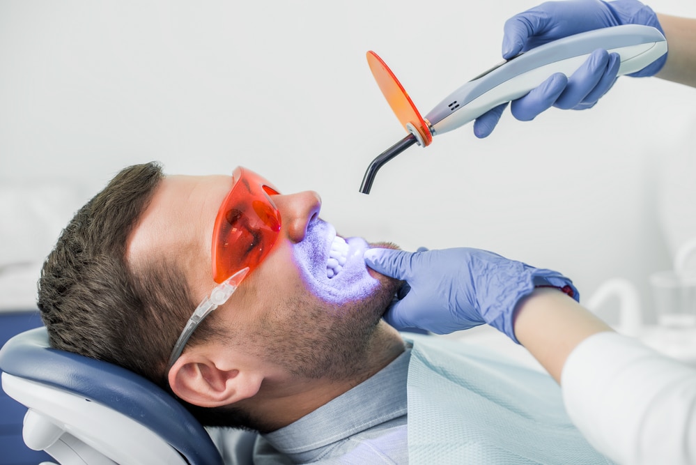 teeth whitening procedure